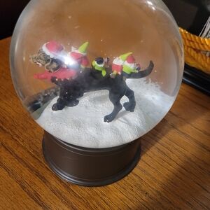 Festive Dog Snow Globe